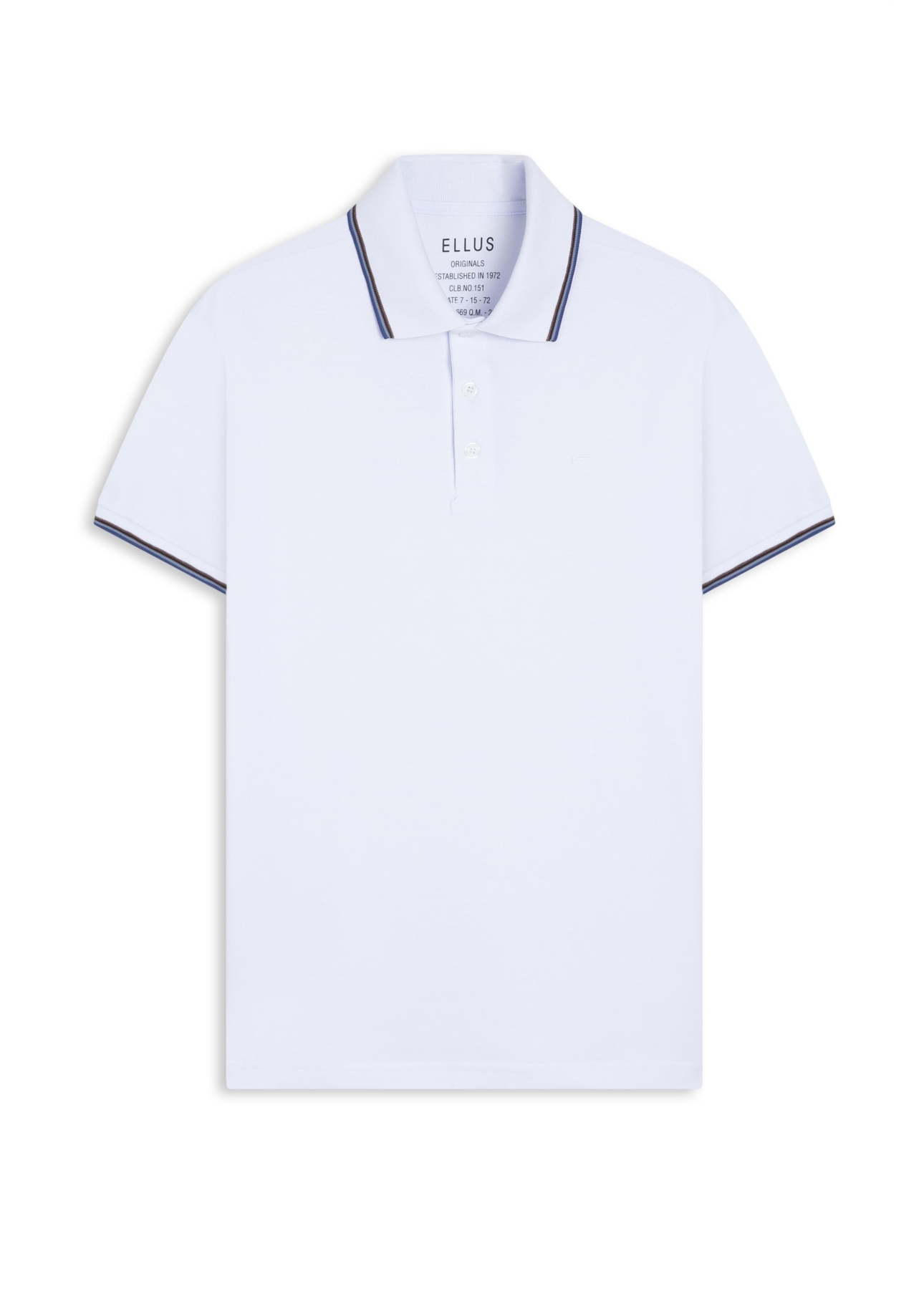 Polo Easa Frisos Classic Mc Branco