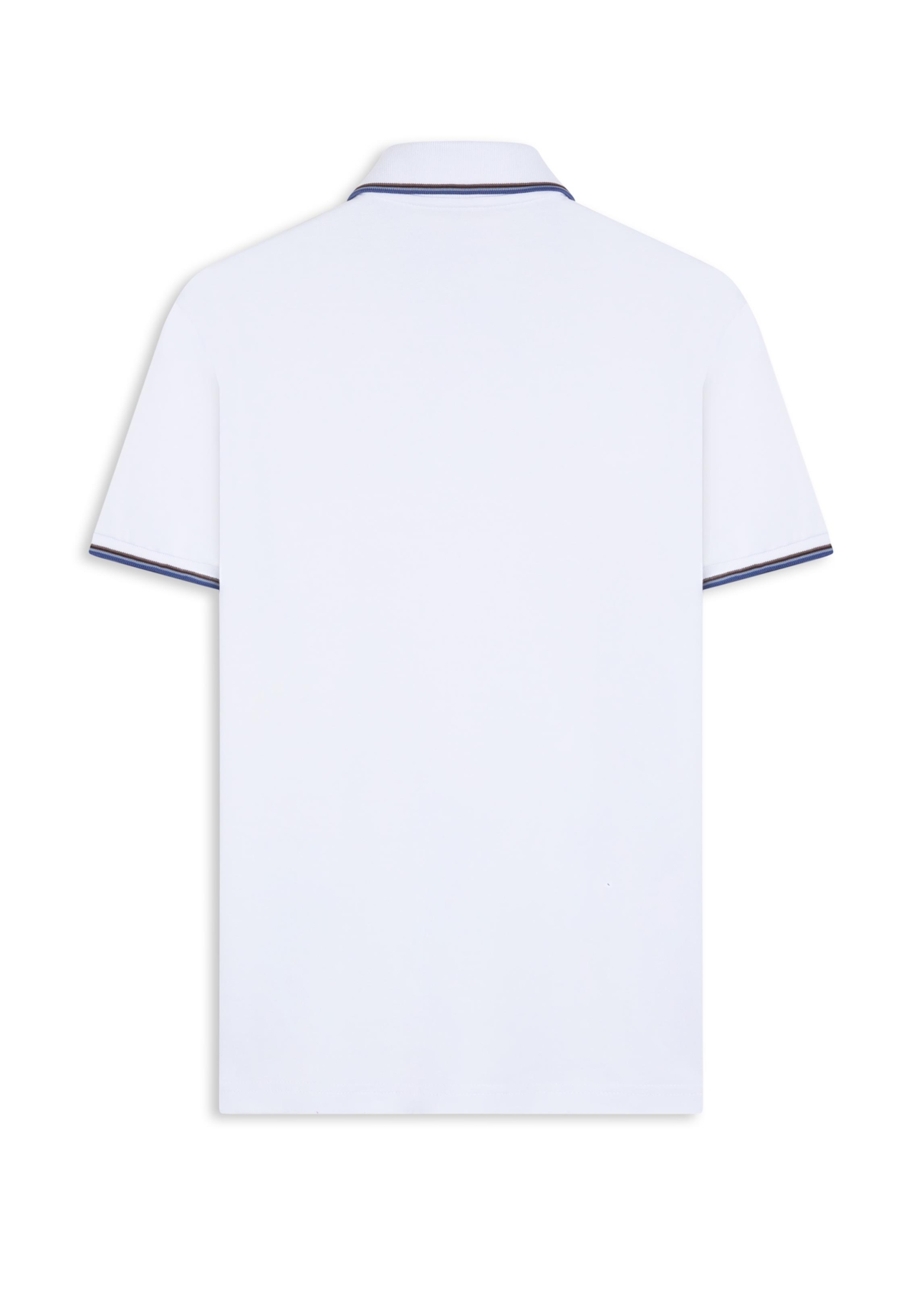Polo Easa Frisos Classic Mc Branco