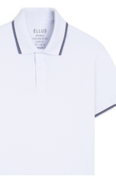 Polo Easa Frisos Classic Mc Branco