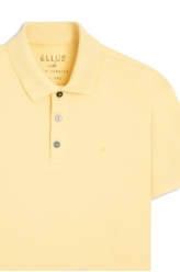 Polo Easa Piquet Amarelo Claro