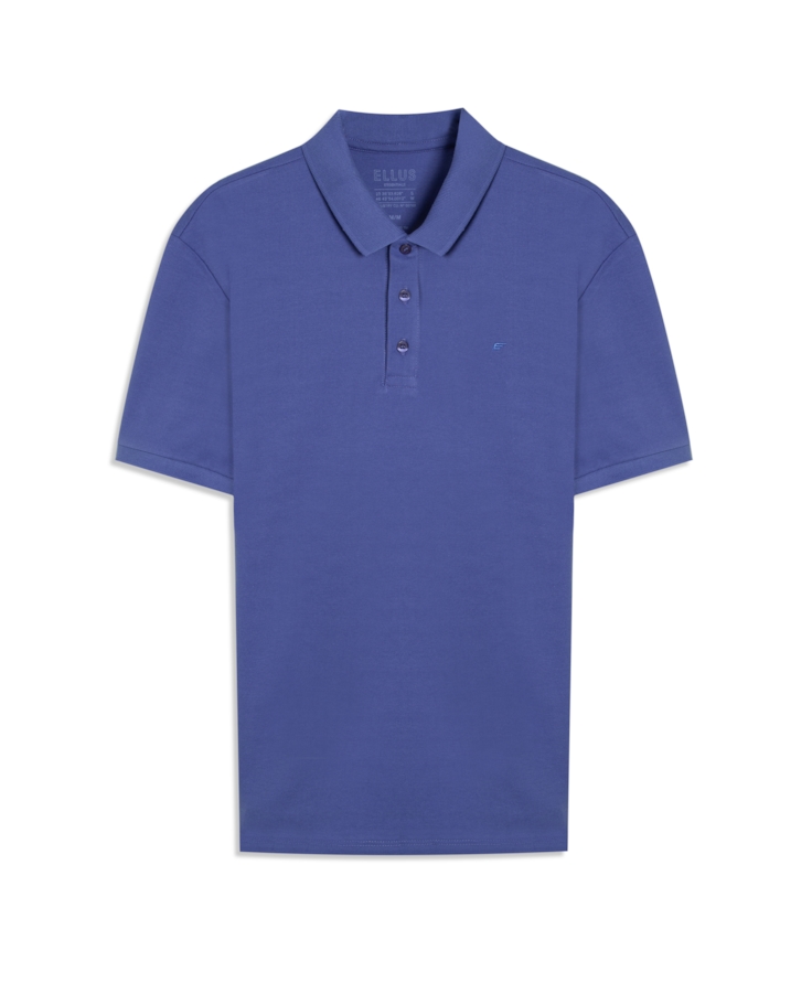 Polo Easa Piquet Azul Carbono