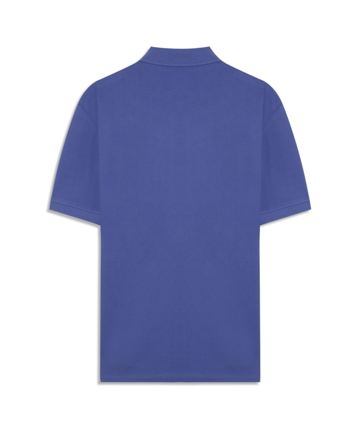 Polo Easa Piquet Azul Carbono