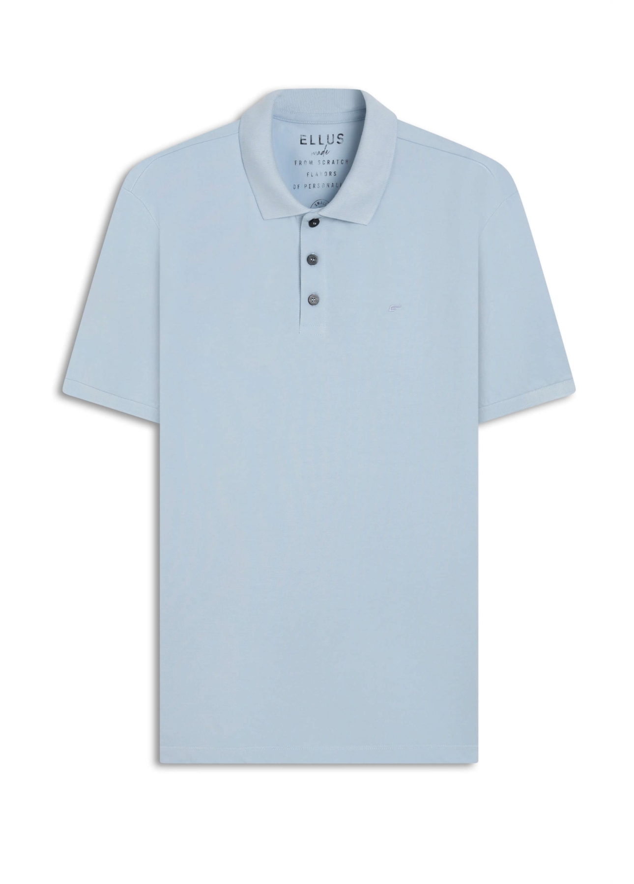 Polo Easa Piquet Azul Claro
