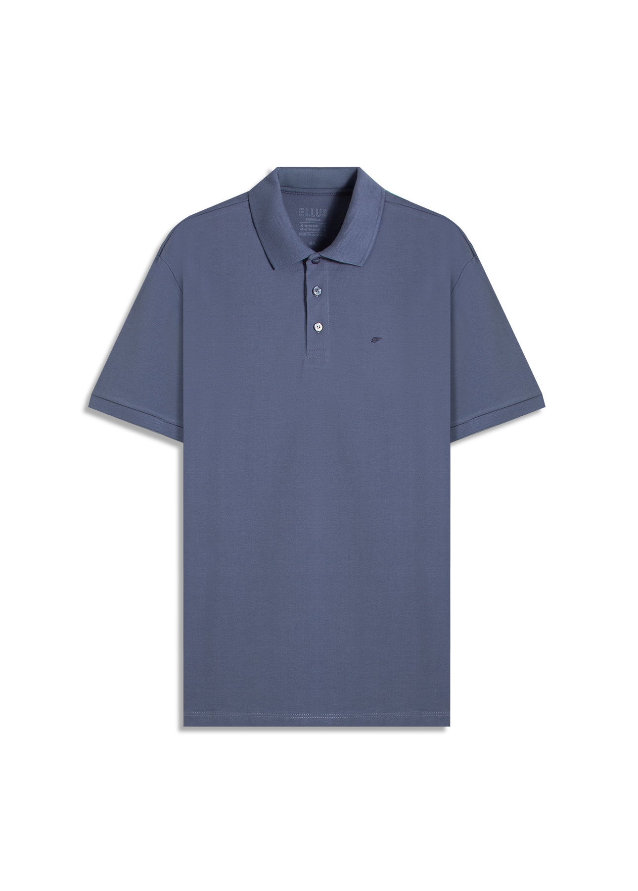 Polo Easa Piquet Azul Jeans