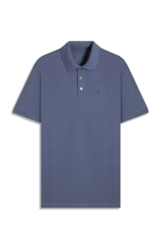 Polo Easa Piquet Azul Jeans