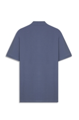 Polo Easa Piquet Azul Jeans