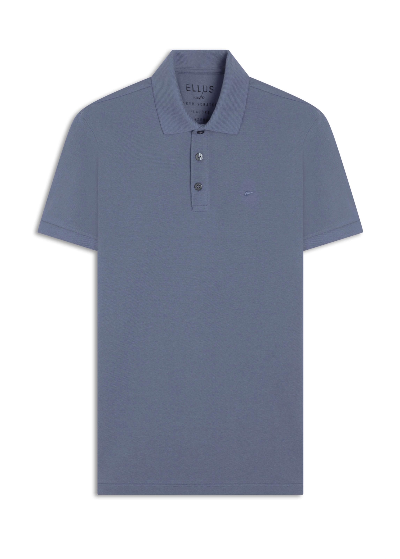 Polo Easa Piquet Azul Pervante