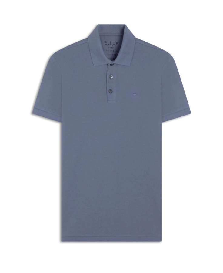 Polo Easa Piquet Azul Pervante