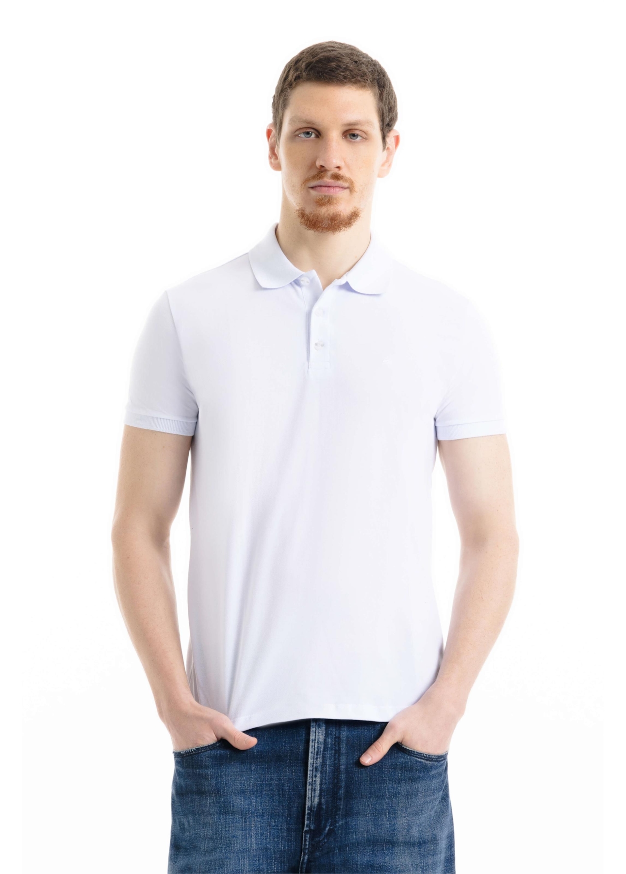 Polo Easa Piquet Branco