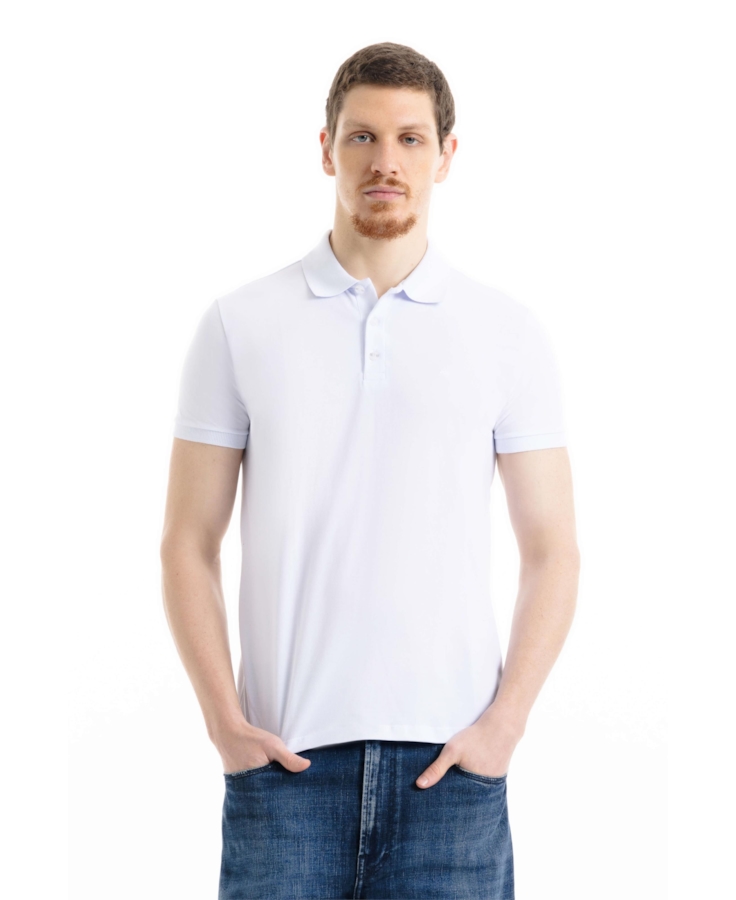 Polo Easa Piquet Branco