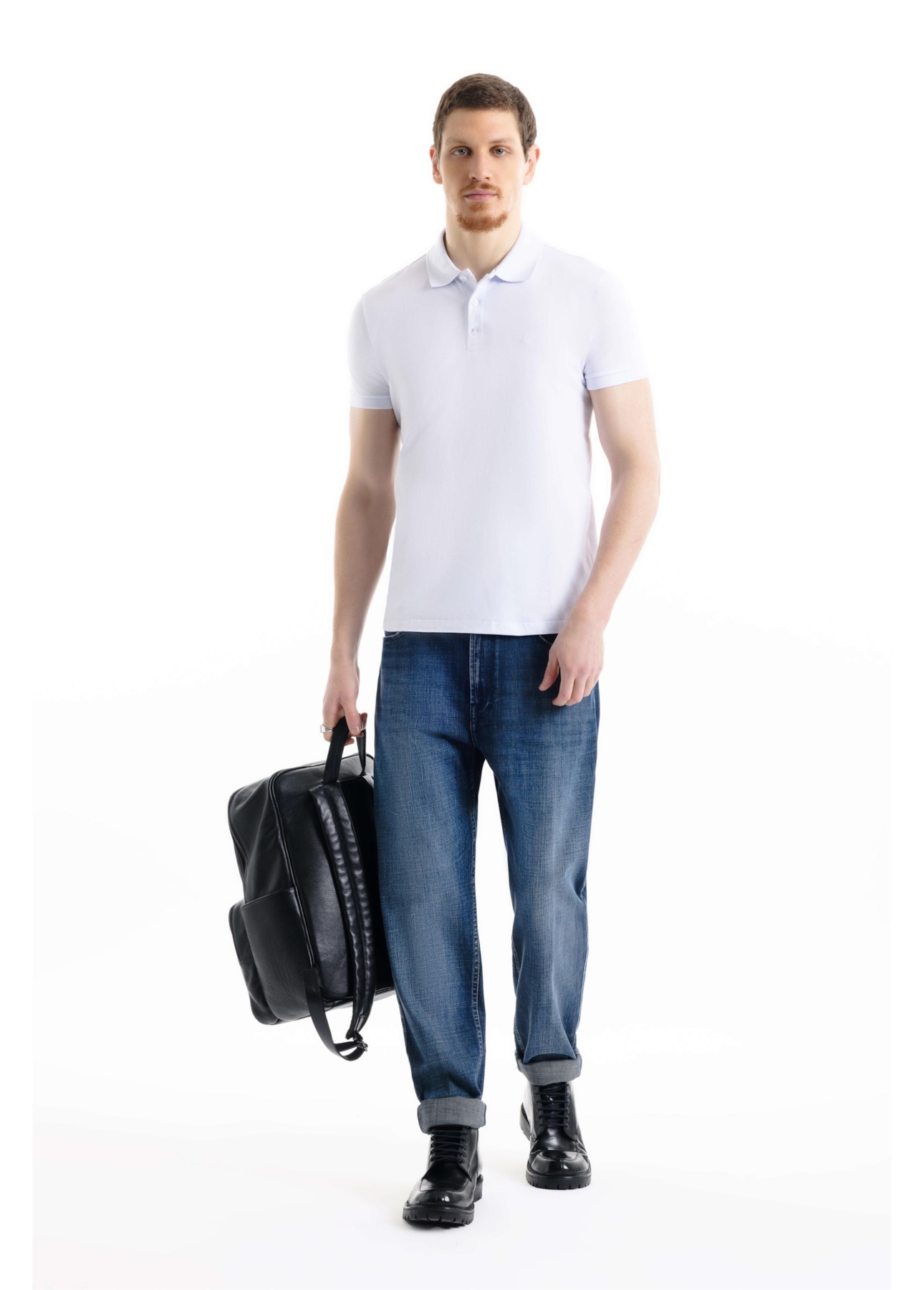 Polo Easa Piquet Branco