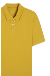 Polo Easa Piquet Classic Amarelo