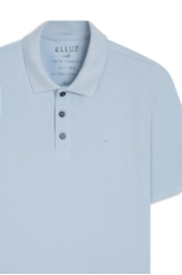 Polo Easa Piquet Classic Azul Claro