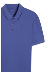 Polo Easa Piquet Classic Azul Pervante