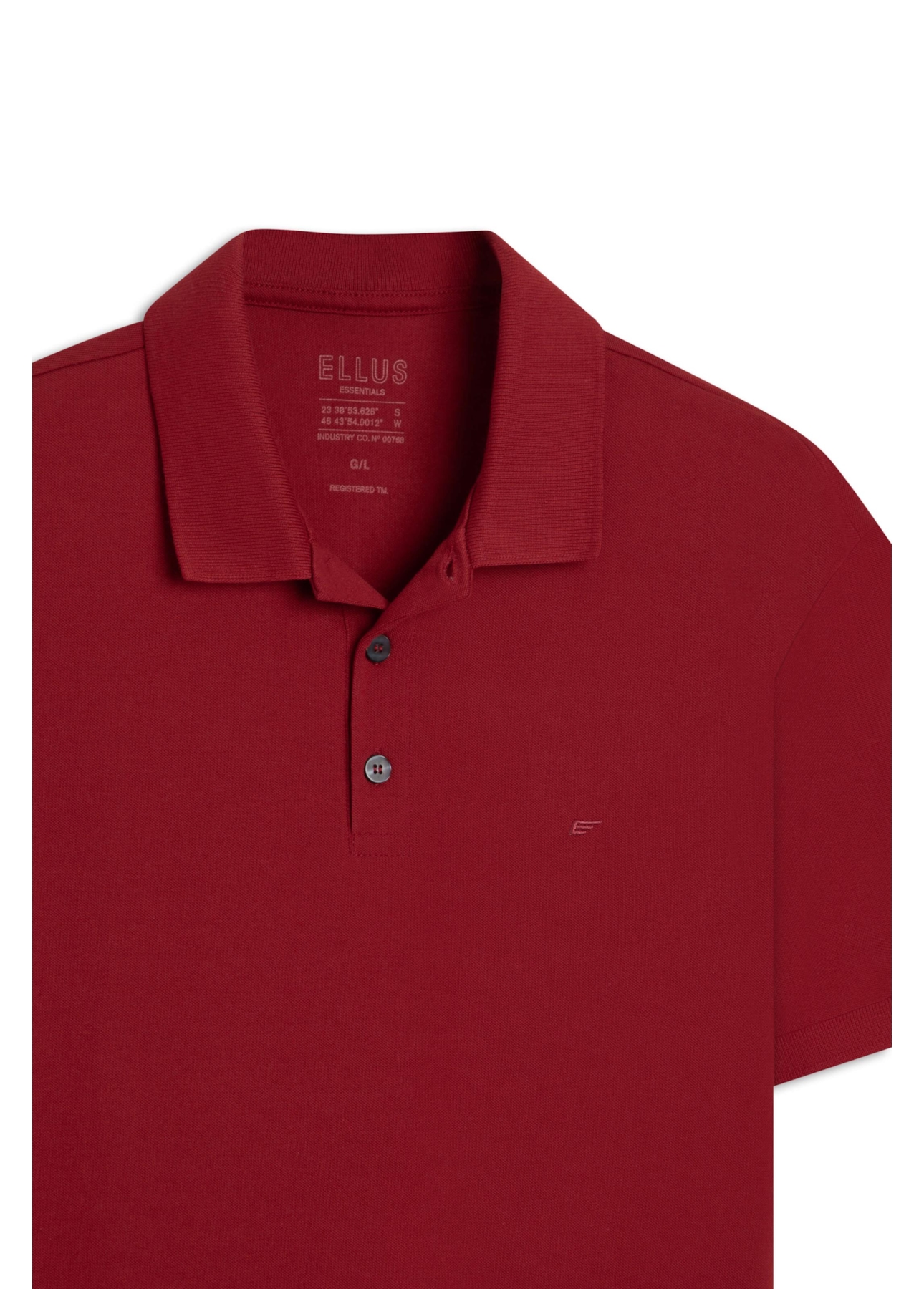 Polo Easa Piquet Classic Cereja i