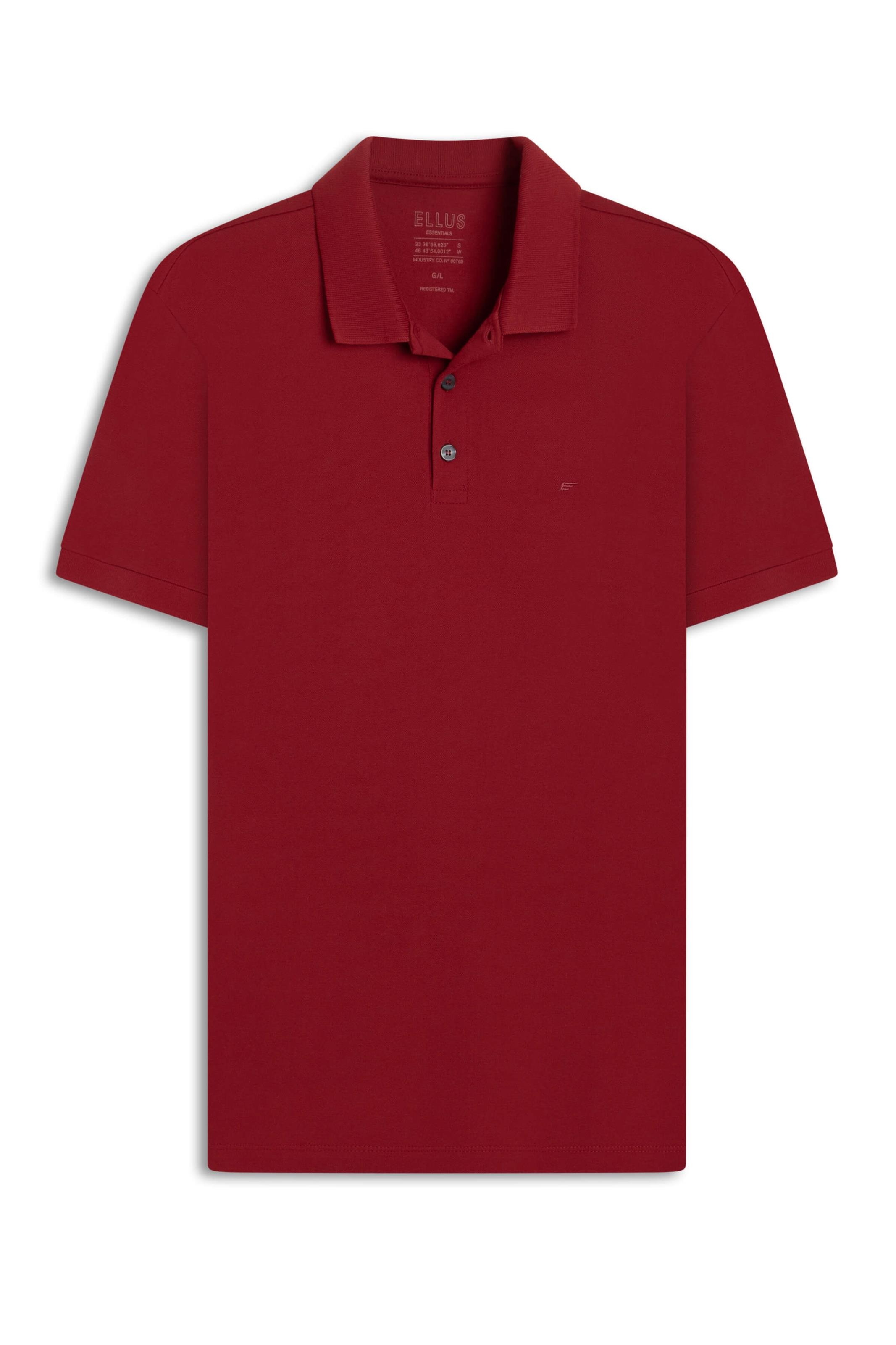 Polo Easa Piquet Classic Cereja I