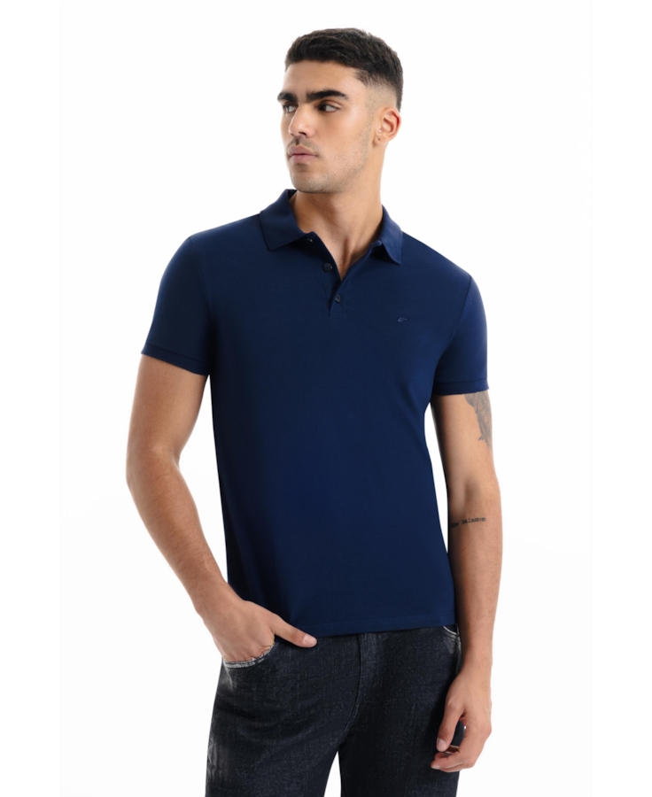 Polo Easa Piquet Classic Dark Navy