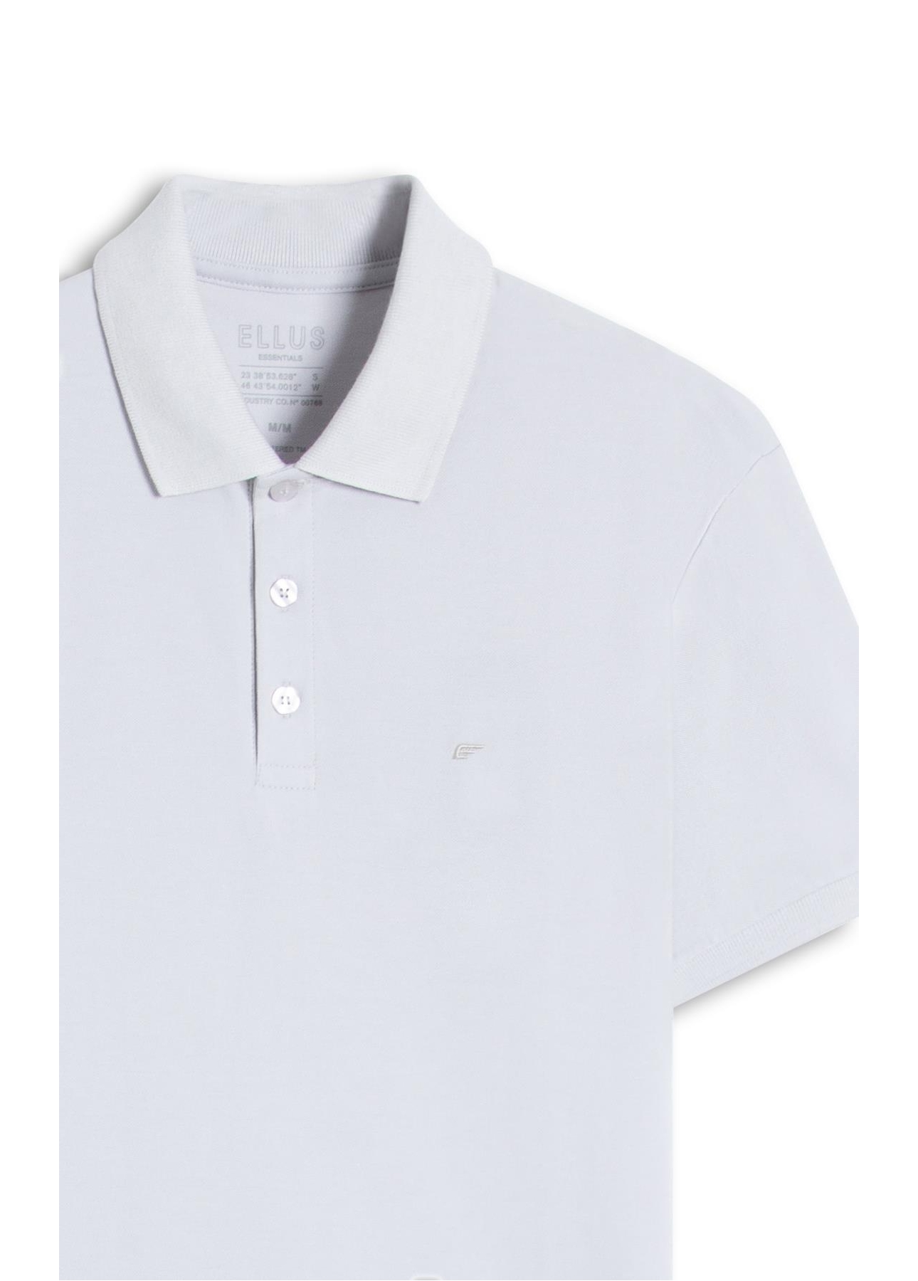 Polo Easa Piquet Classic Prata