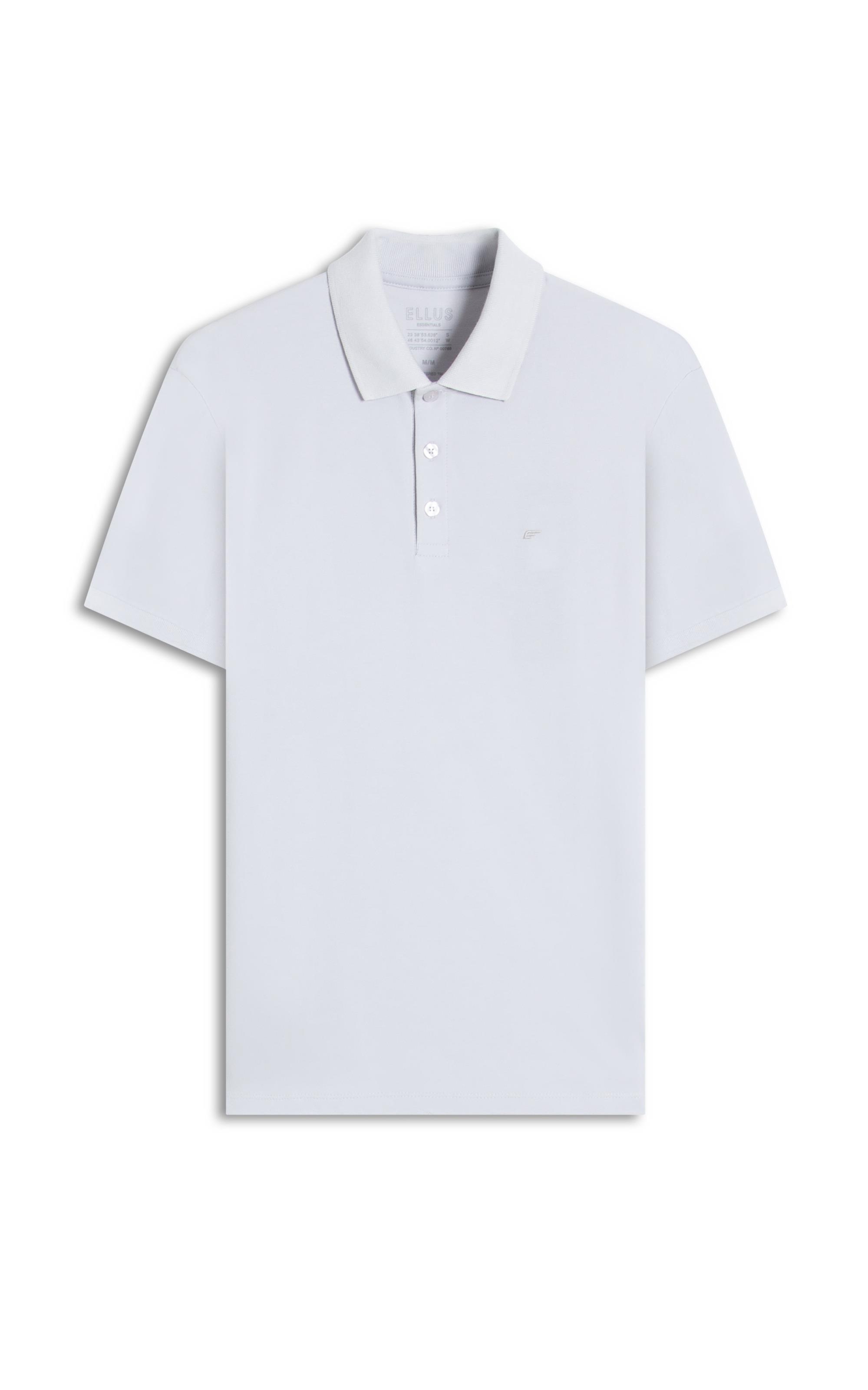 Polo Pima Easa Outline Classic Mc Prata