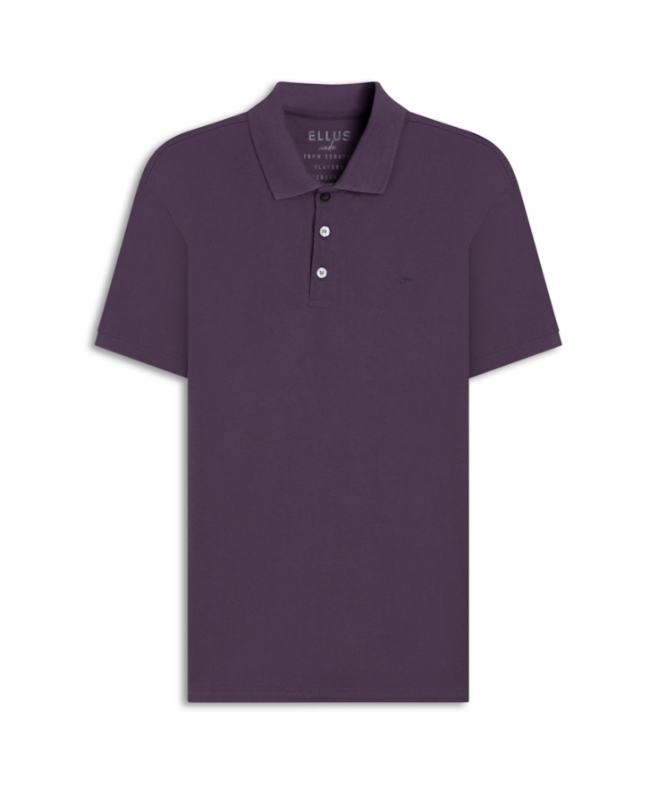 Polo Easa Piquet Classic Purple Blue