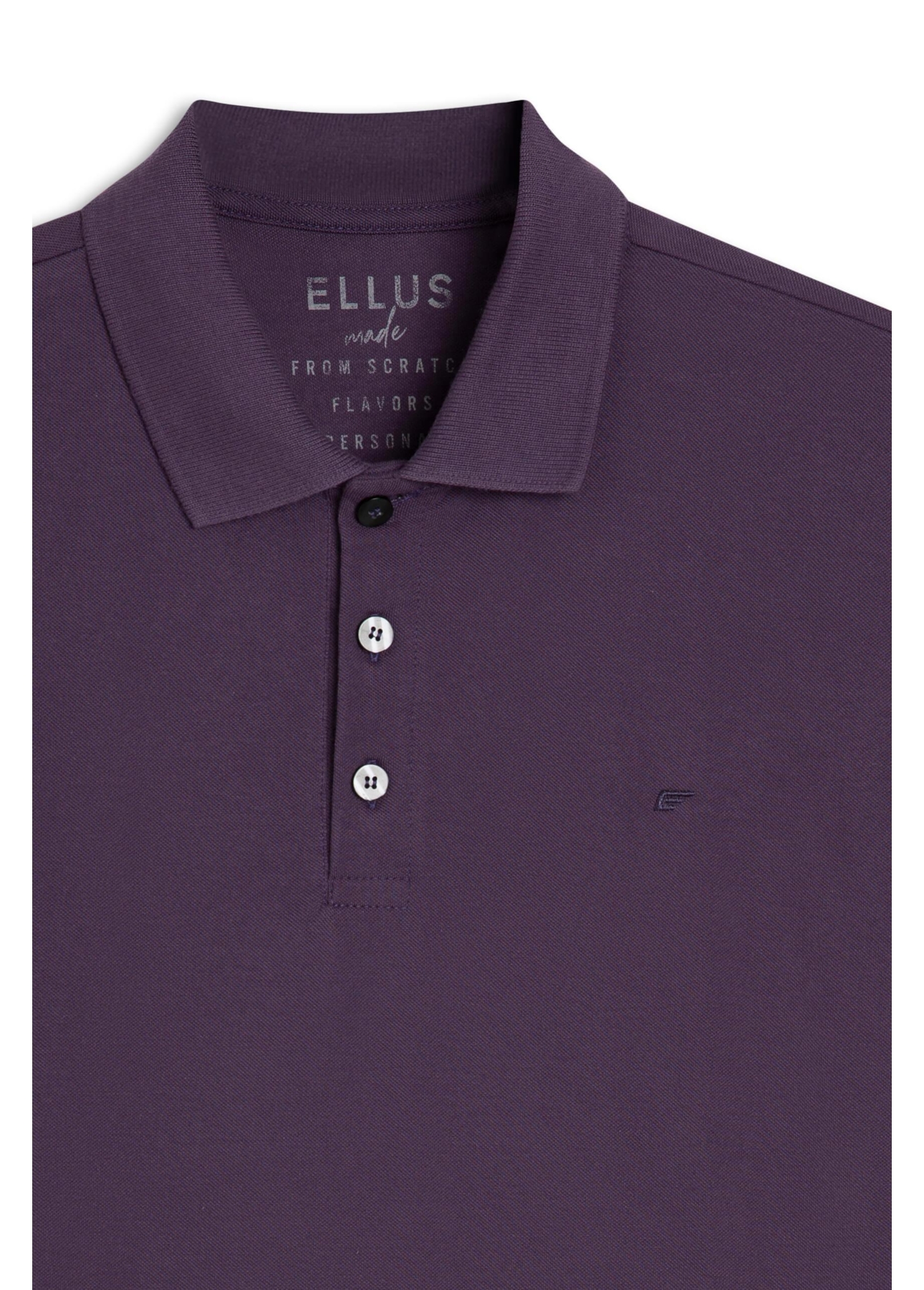 Polo Easa Piquet Classic Purple Blue