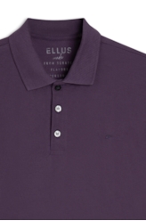 Polo Easa Piquet Classic Purple Blue