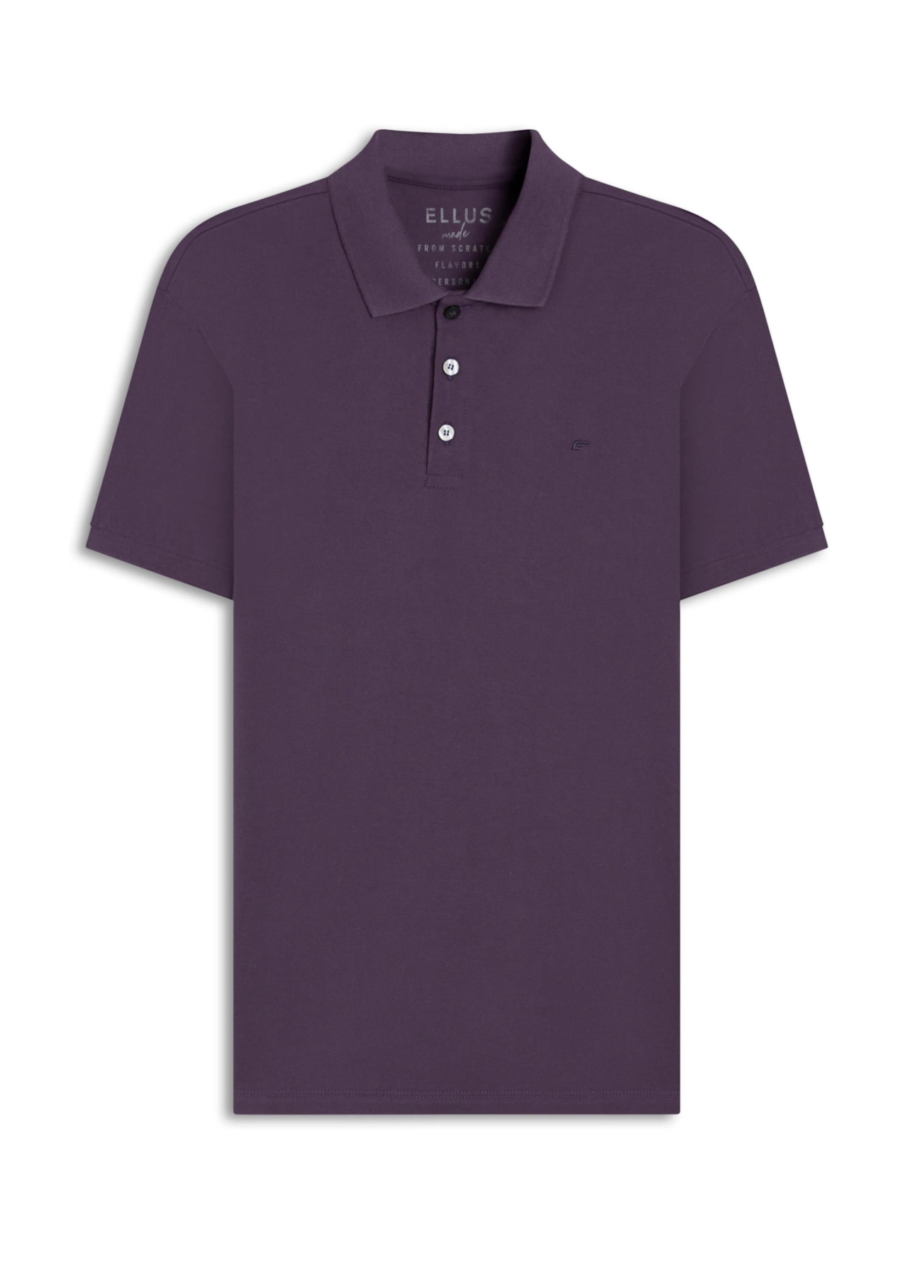 Polo Easa Piquet Classic Purple Blue