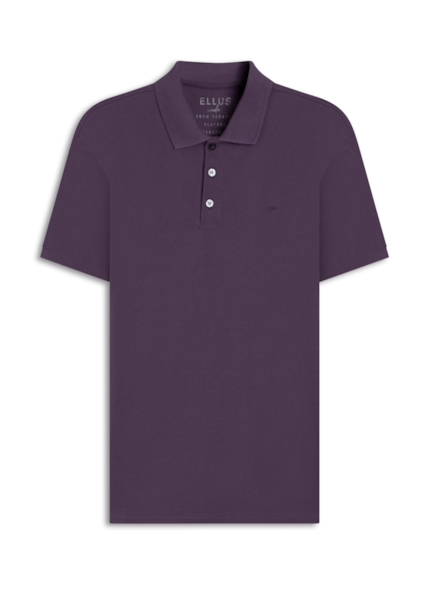 Polo Easa Piquet Classic Purple Blue