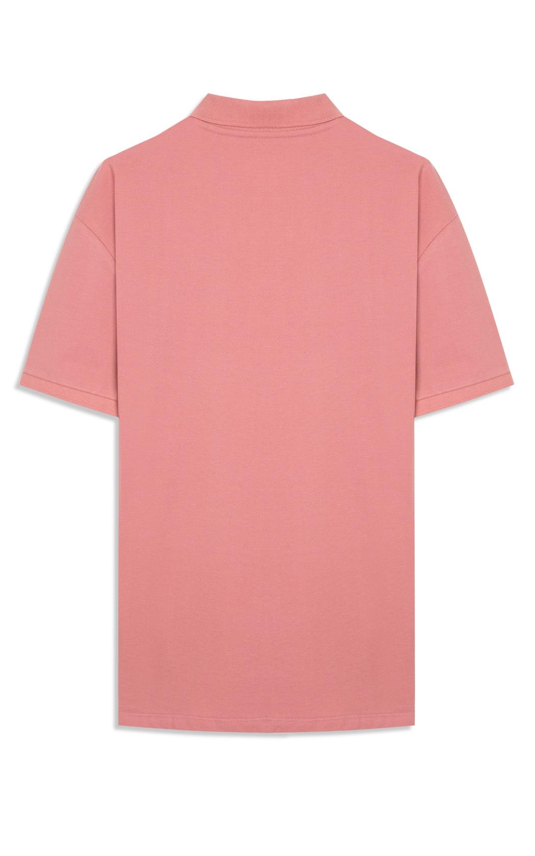 Polo Easa Piquet Classic Rosa Dusty
