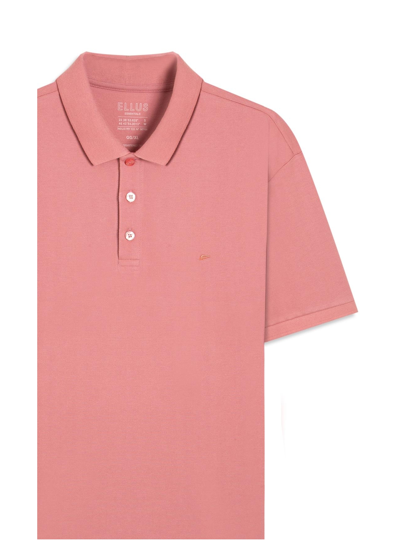 Polo Easa Piquet Classic Rosa Dusty