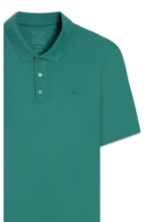 Polo Easa Piquet Classic Verde Bandeira