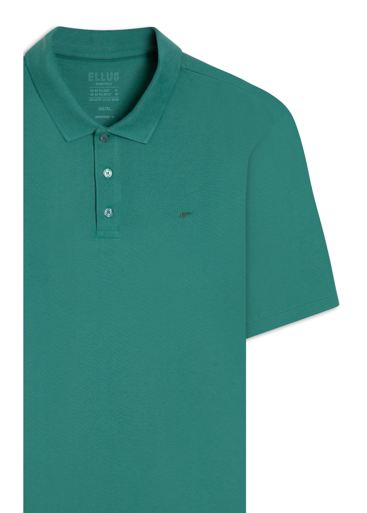 Polo Easa Piquet Classic Verde Bandeira i