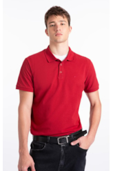 Polo Easa Piquet Classic Vermelho