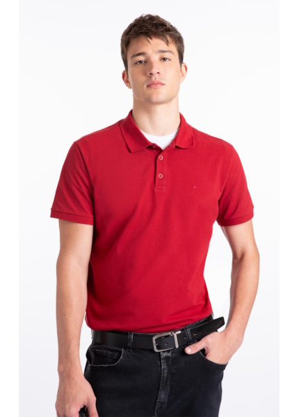 Polo Easa Piquet Classic Vermelho