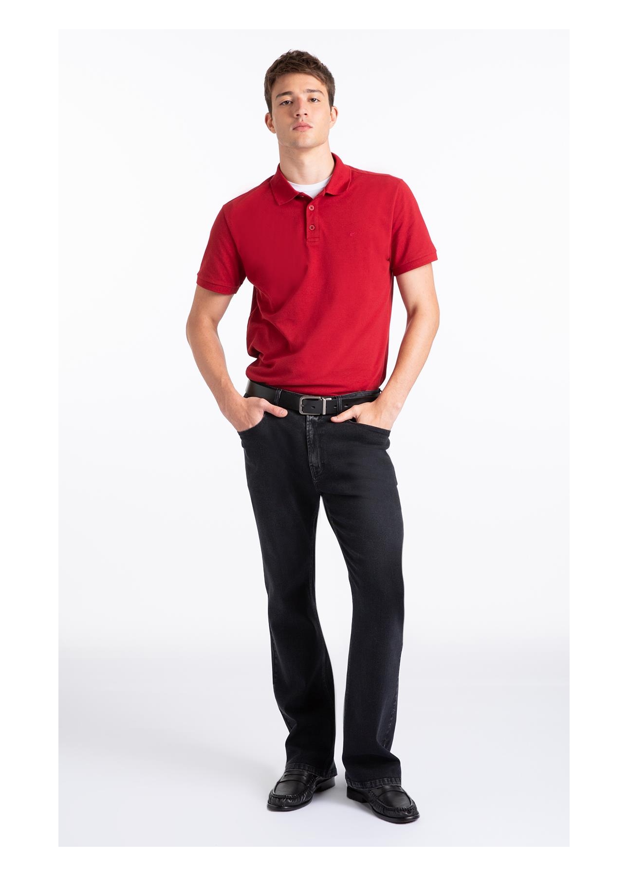 Polo Easa Piquet Classic Vermelho