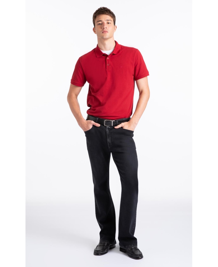 Polo Easa Piquet Classic Vermelho