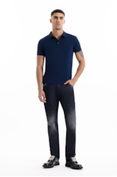 Polo Easa Piquet Dark Navy