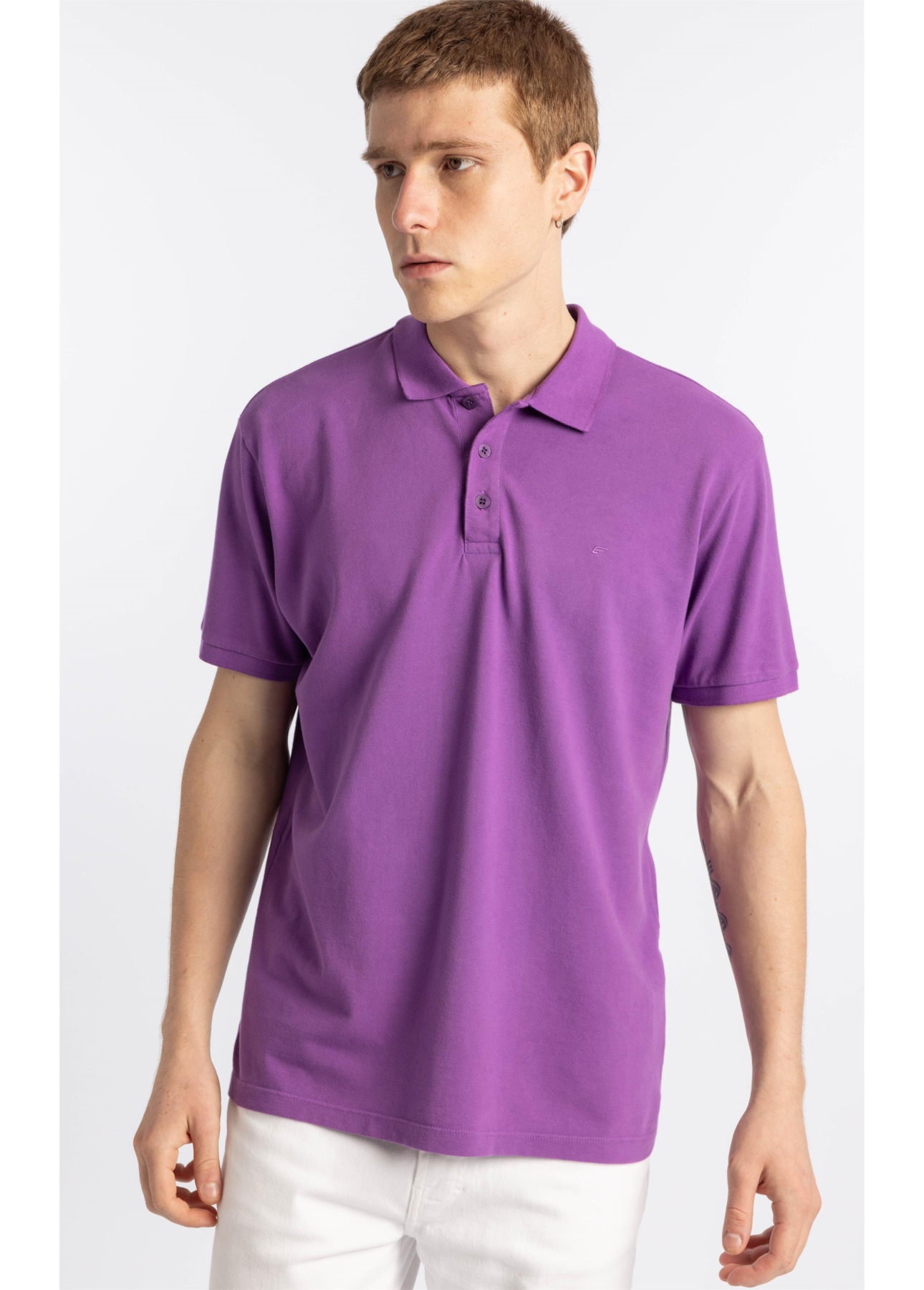 Polo Easa Piquet Lilas