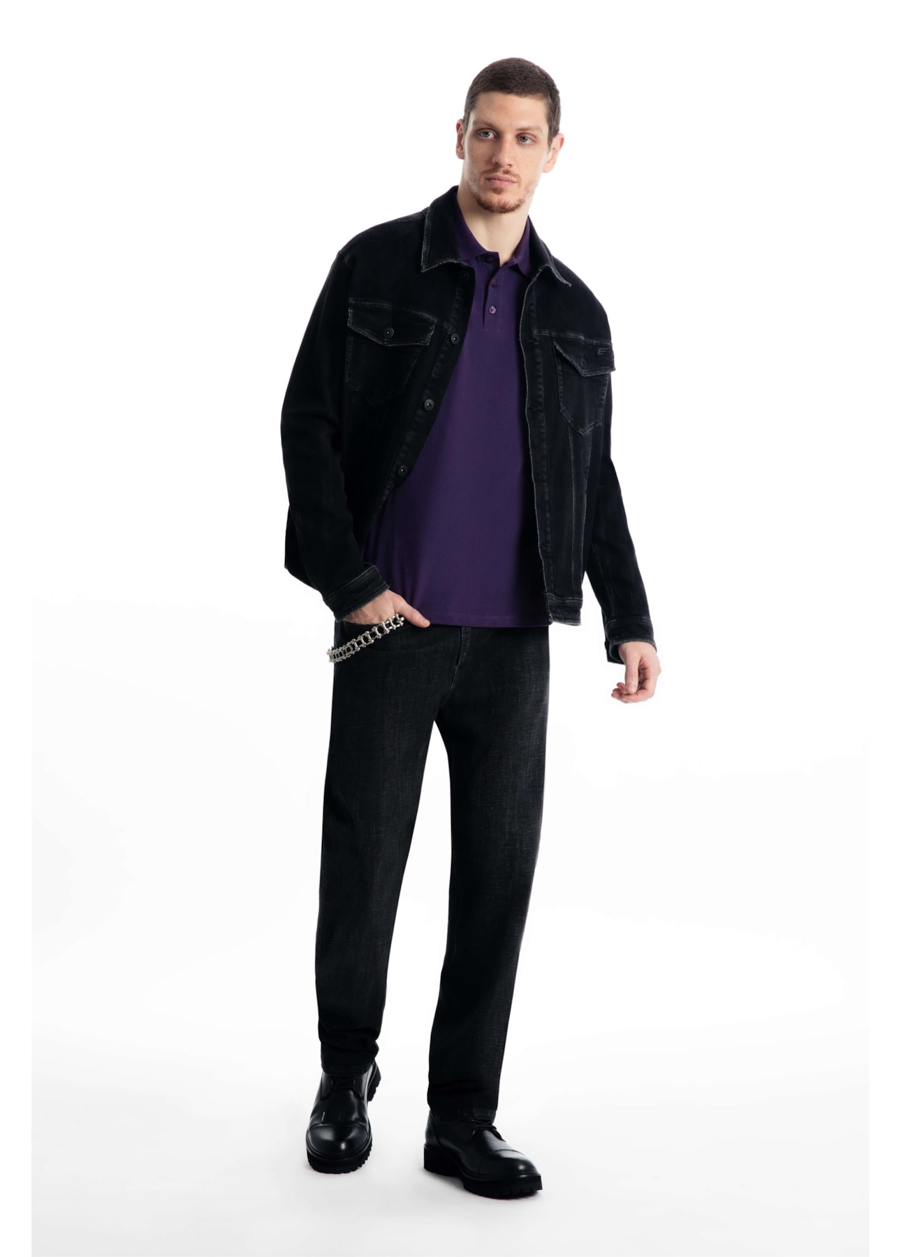 Polo Easa Piquet Old Purple