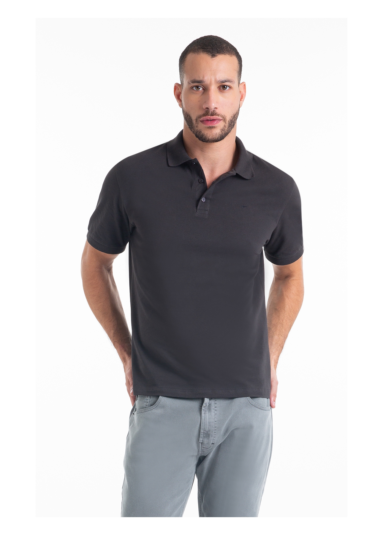 Polo Easa Piquet Plumbo
