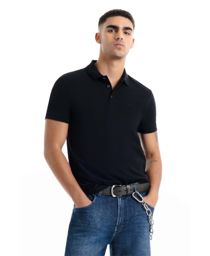 Polo Easa Piquet Preto