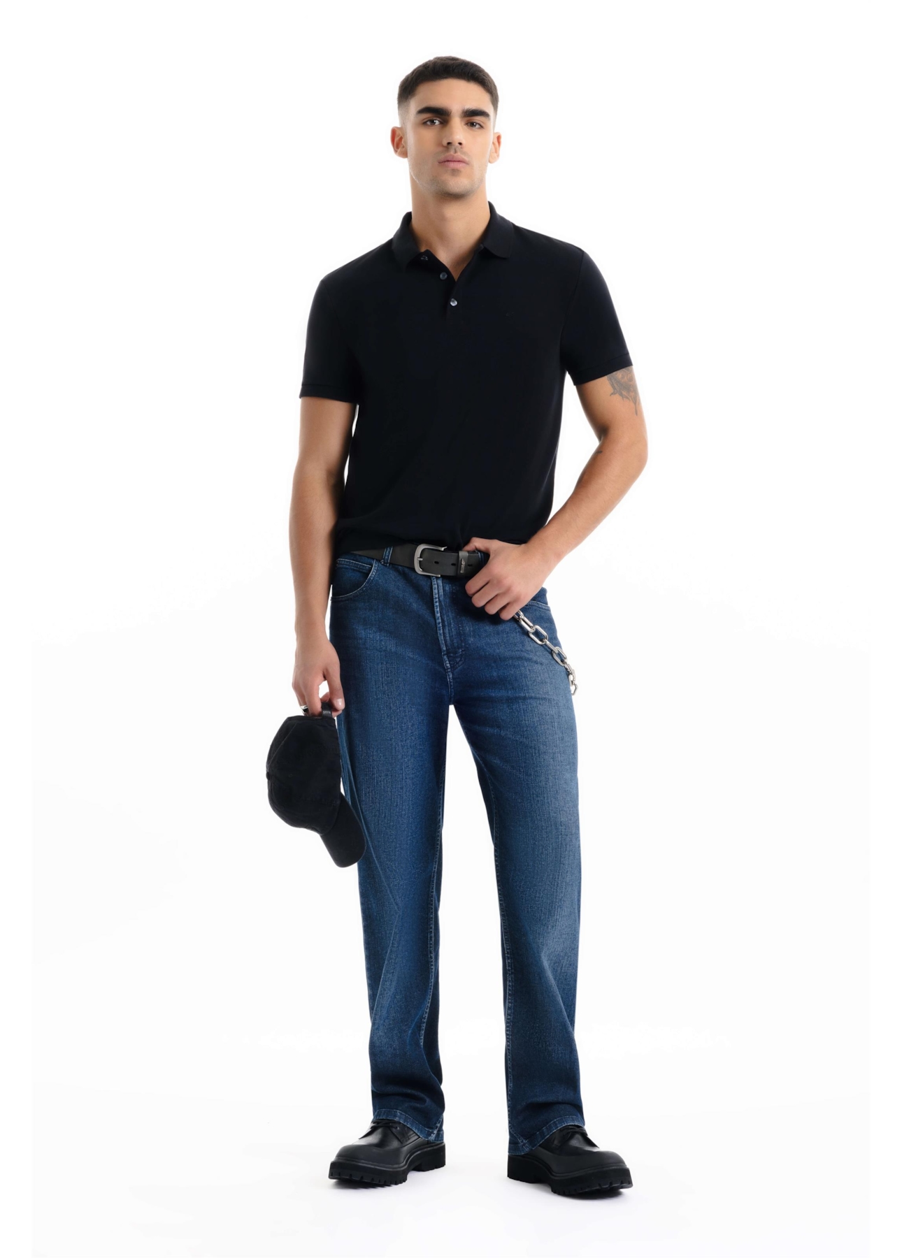 Polo Easa Piquet Preto