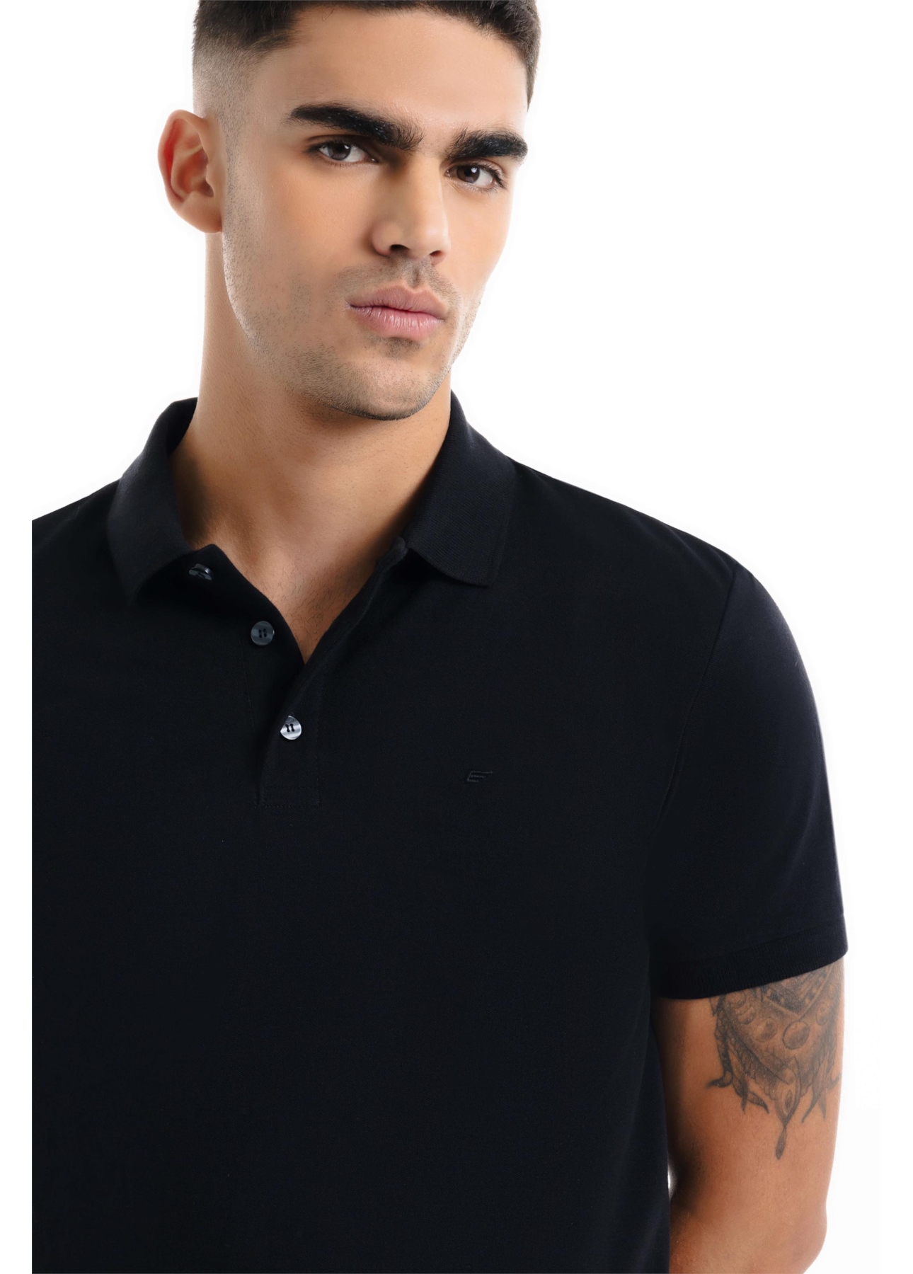 Polo Easa Piquet Preto