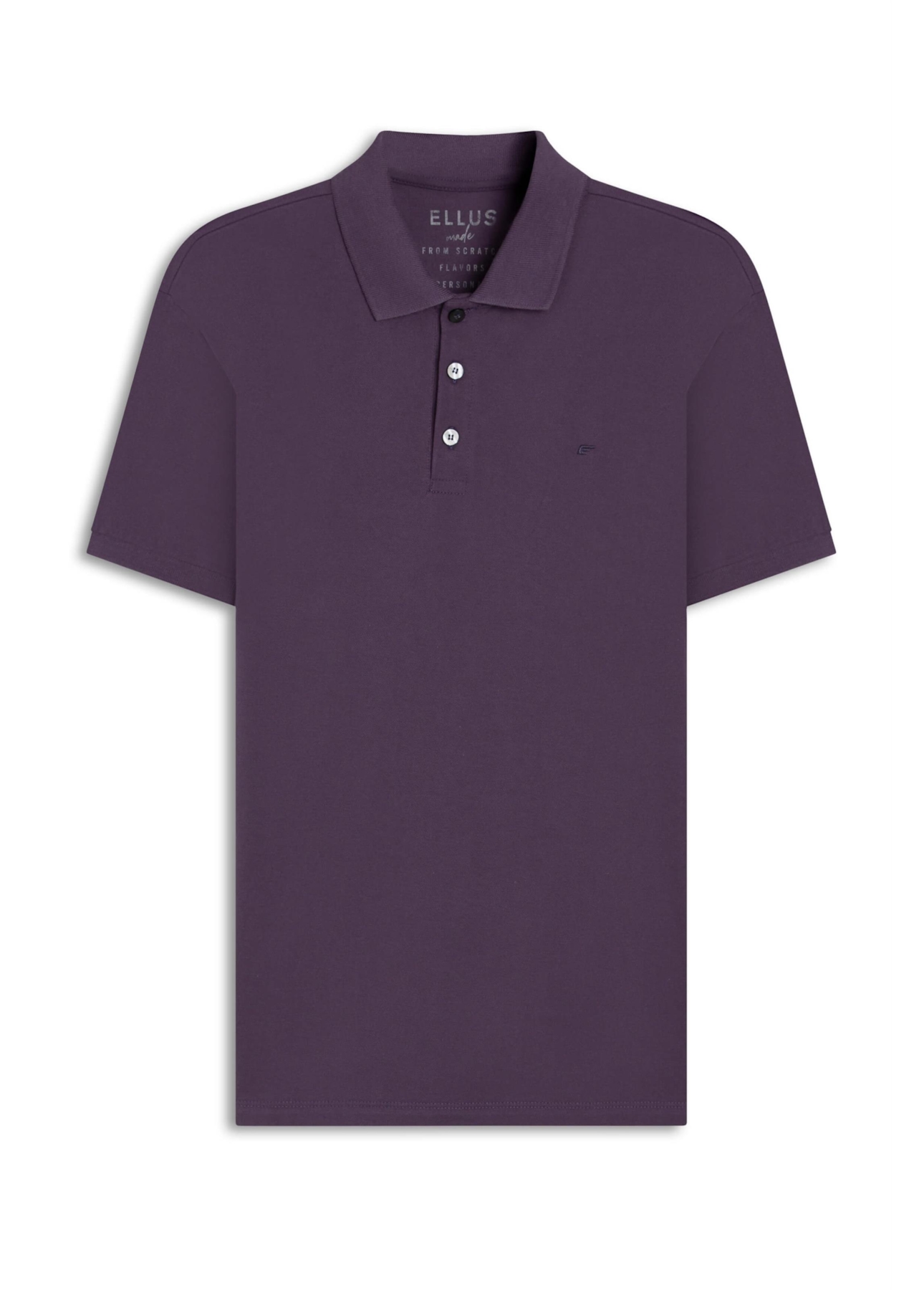 Polo Easa Piquet Purple Blue