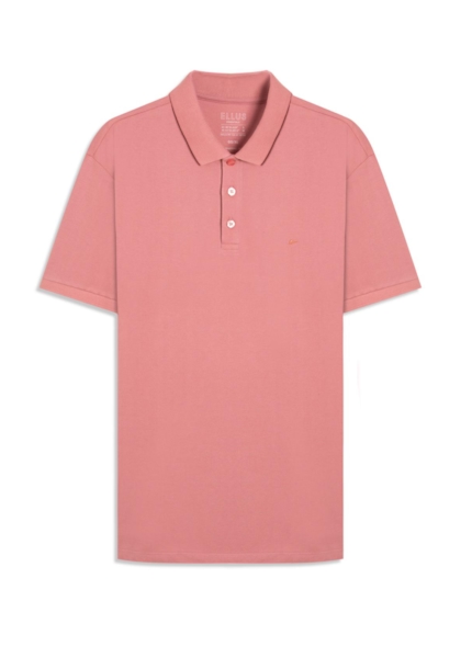Polo Easa Piquet Rosa Dusty