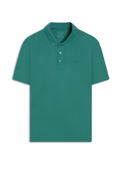 Polo Easa Piquet Verde Bandeira
