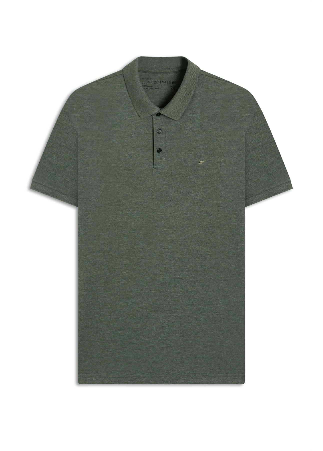 Polo Easa Piquet Verde Militar Mescla