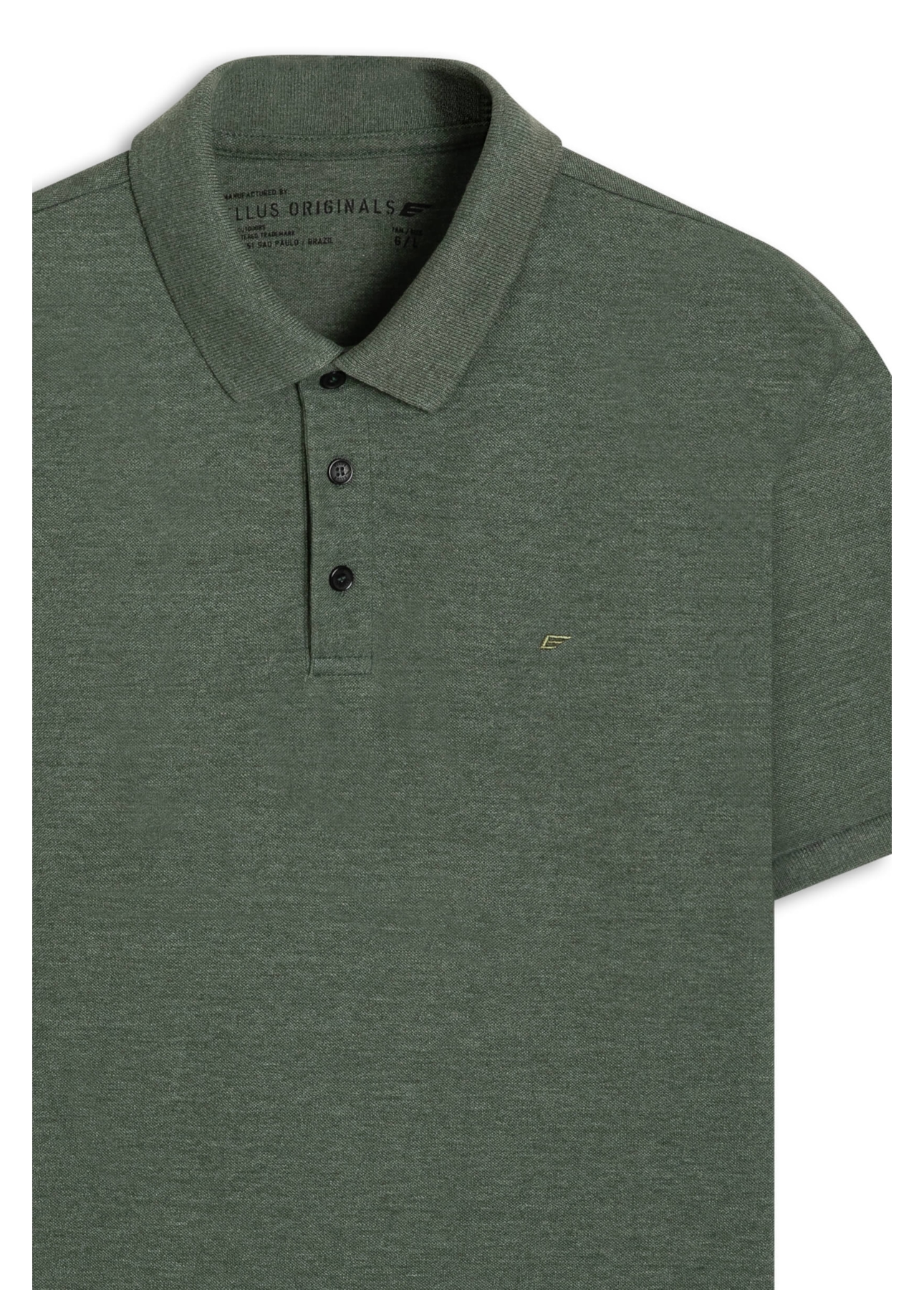 Polo Easa Piquet Verde Militar Mescla