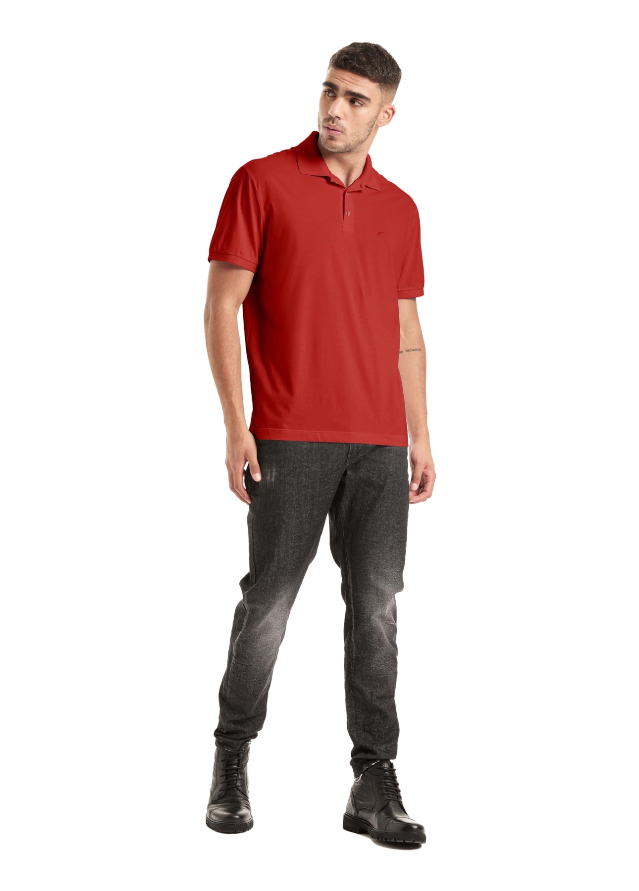 Polo Easa Piquet Vermelho