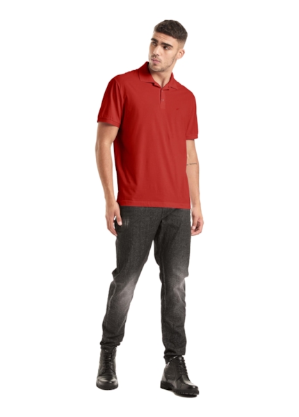 Polo Easa Piquet Vermelho
